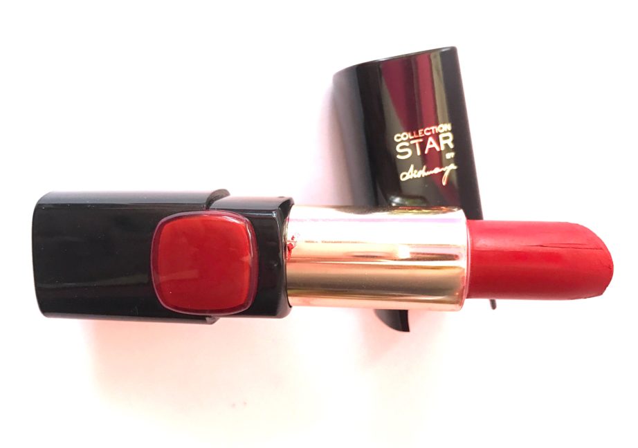 L’Oreal Pure Brick Color Riche Pure Reds Star Collection Lipstick Review, Swatches MBF Blog