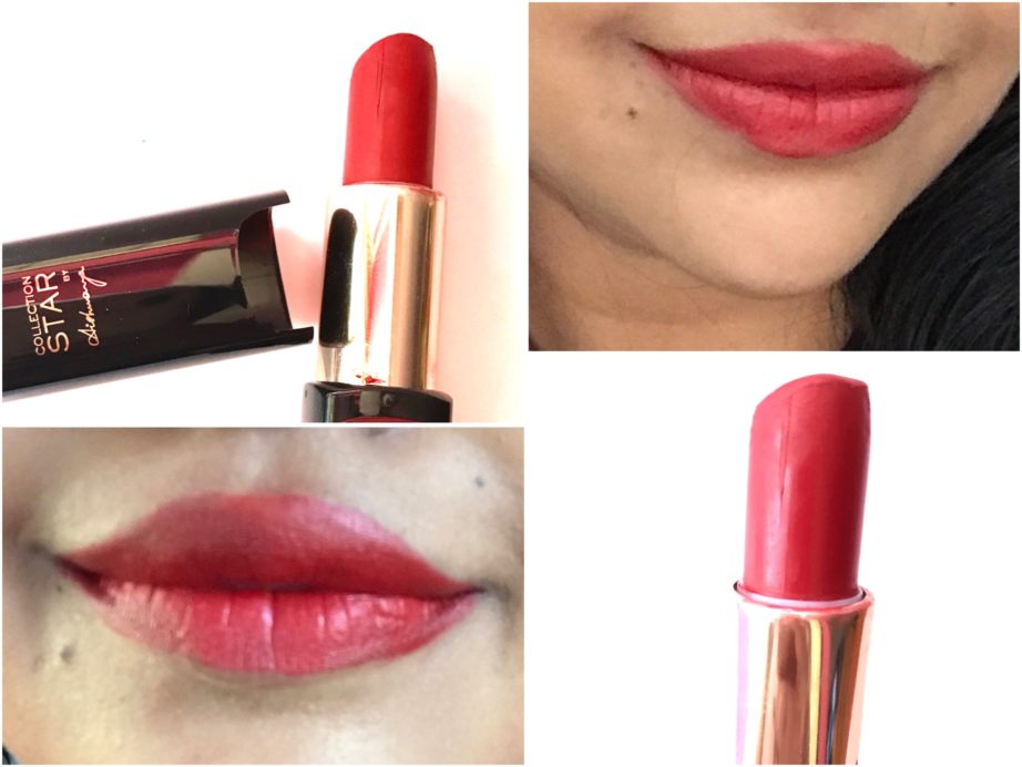 L’Oreal Pure Brick Color Riche Pure Reds Star Collection Lipstick Review, Swatches On Lips