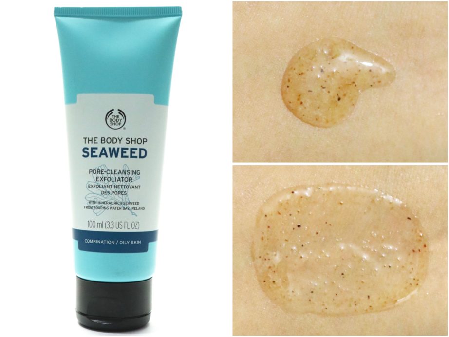 The Body Shop Seaweed Pore Cleansing Facial Exfoliator Review Swatches MBF