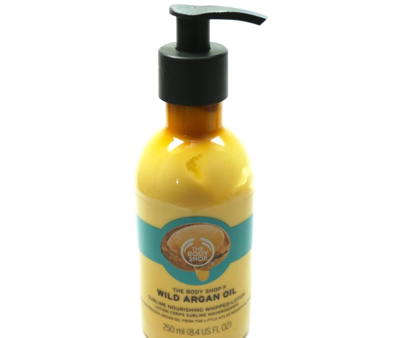 The Body Shop Wild Argan Oil Sublime Nourishing Whipped Body Lotion Review MBF blog