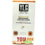 YLG Gold Glitter Brightening Cold Wax Strips Review