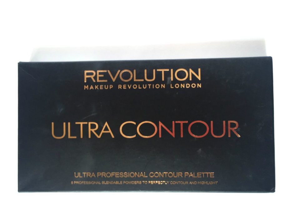 Makeup Revolution Ultra Contour Palette Review, Swatches box front