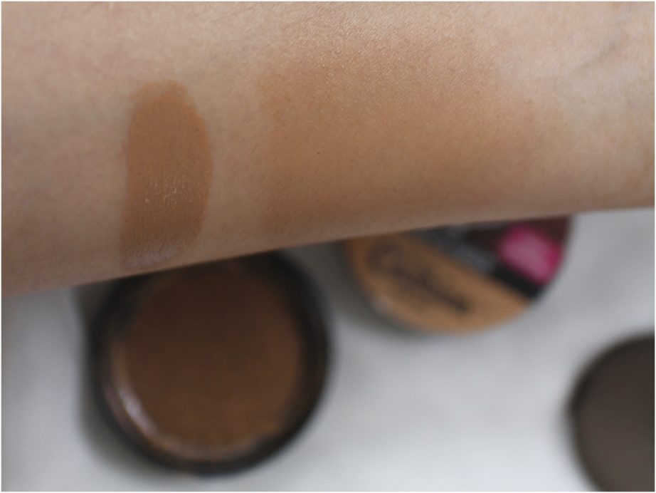 Wet n Wild Mega Cushion Contour Cafe au Slay Review, Swatches blended
