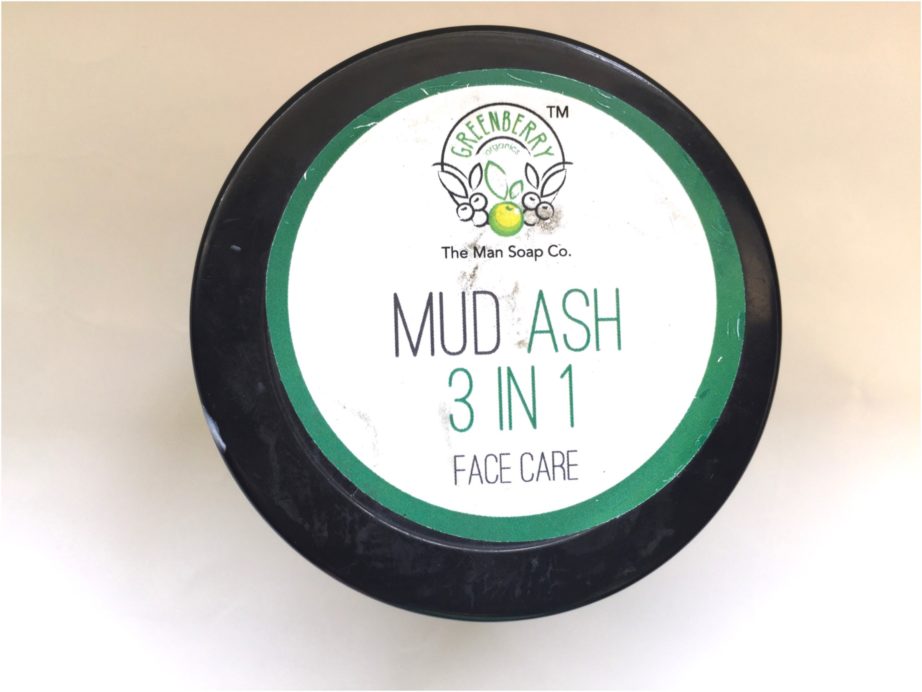 Greenberry Organics Mud Ash 3 In 1 Cleanser, Scrub & Mask Review top