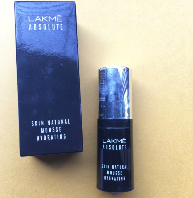 Lakme Absolute Skin Natural Hydrating Mousse Foundation Review, Swatches MBF