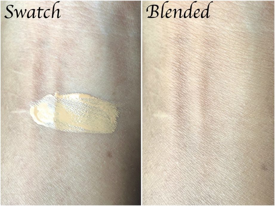 Smashbox Studio Skin 15 Hour Wear Hydrating Foundation Review, Shades, Swatches blended