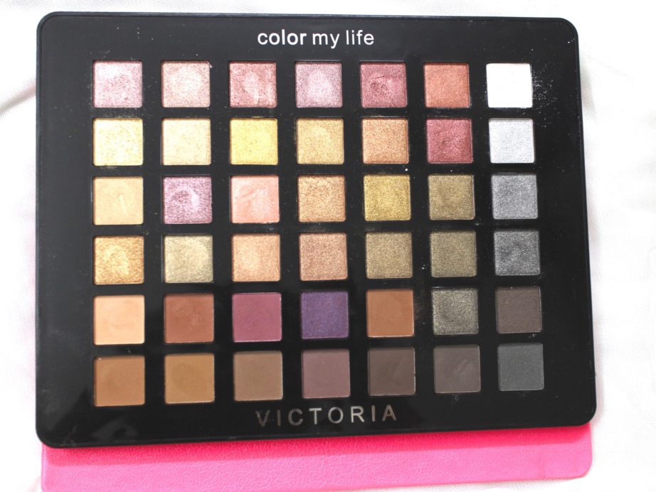 Victoria Note Eyeshadow Palette Review, Swatches, EOTD