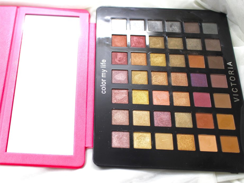 Victoria Note Eyeshadow Palette Review, Swatches, EOTD MBF