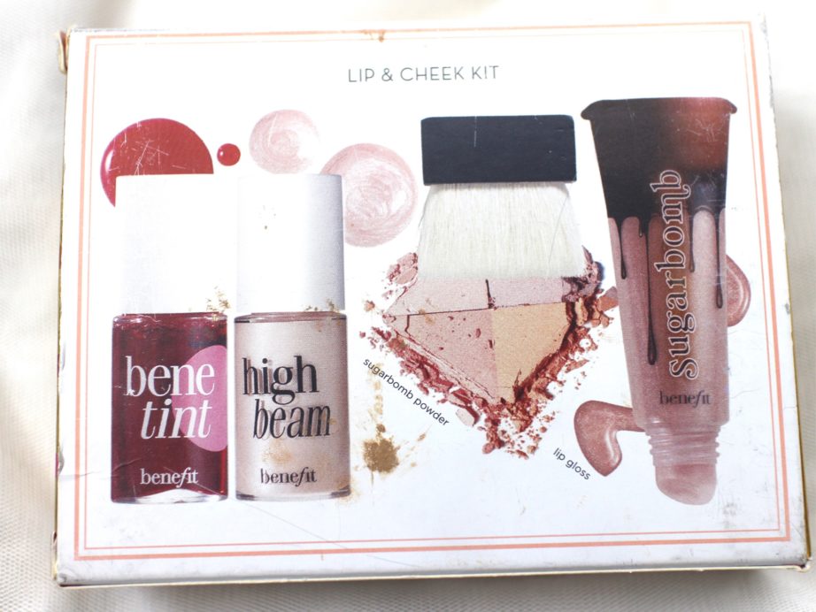 Benefit Sugarlicious Lip & Cheek Kit Review, Swatches Details