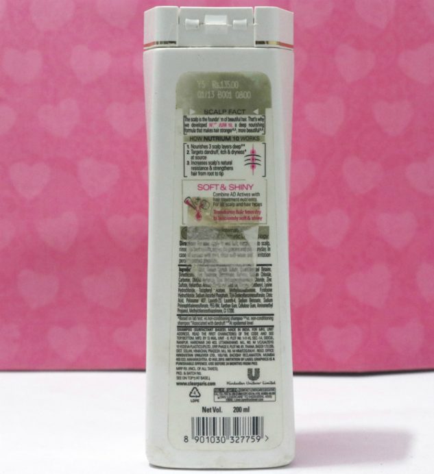 Clear Women Soft & Shiny Anti-Dandruff Shampoo details