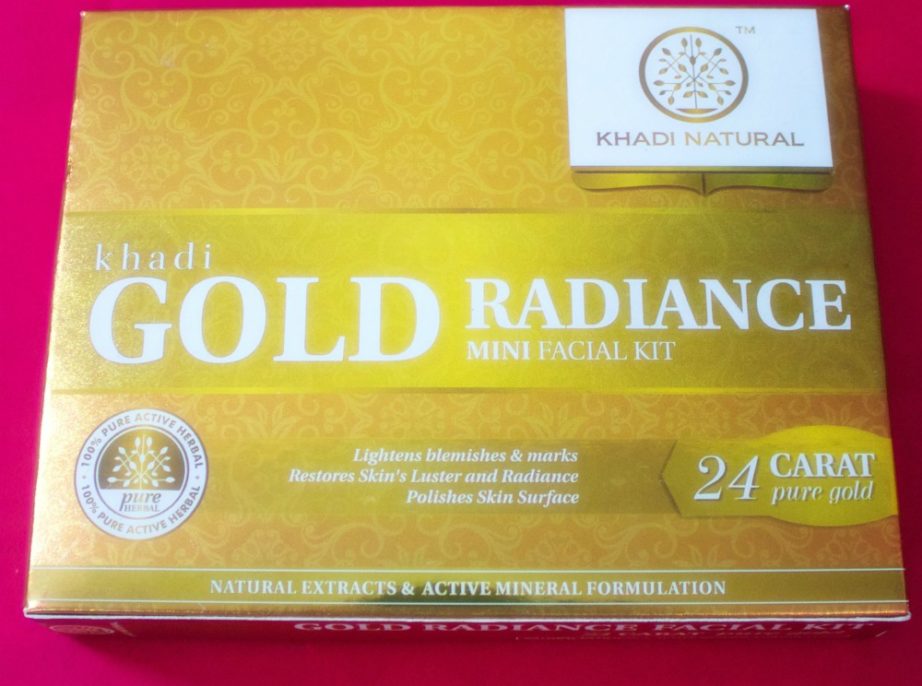 Khadi Gold Radiance Facial Kit