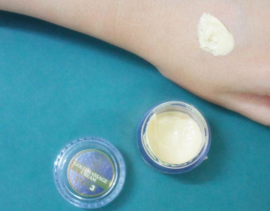 Khadi Gold Radiance Facial Kit Gold Massage Cream