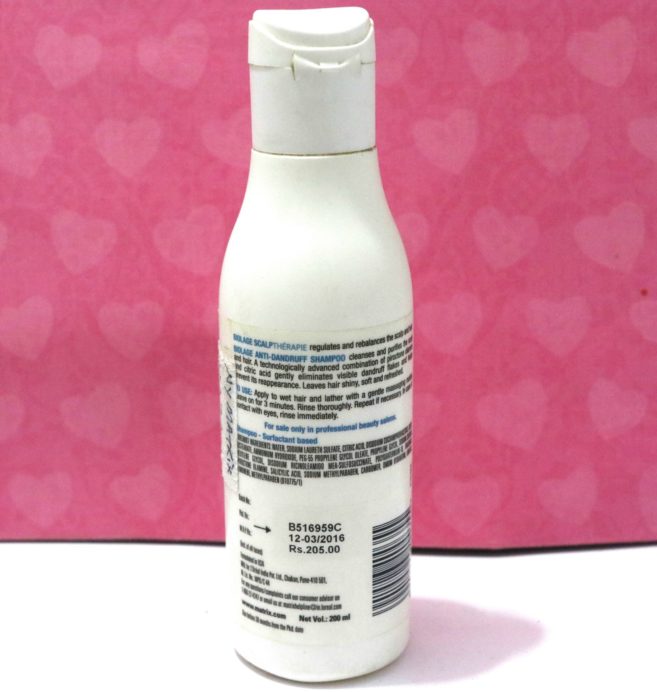 Matrix Biolage Anti Dandruff Shampoo Review Info