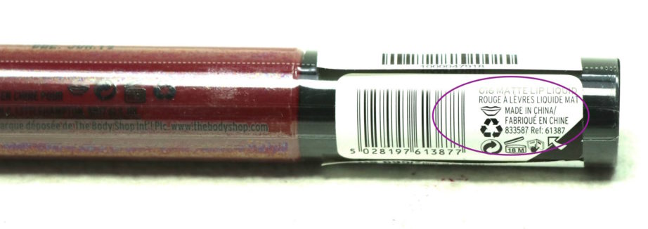 The Body Shop Matte Lip Liquid Lipstick Tahiti Hibiscus Review, Swatches 1