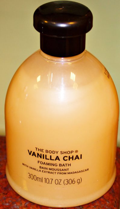 The Body Shop Vanilla Chai Foaming Bath Gel Review MBF