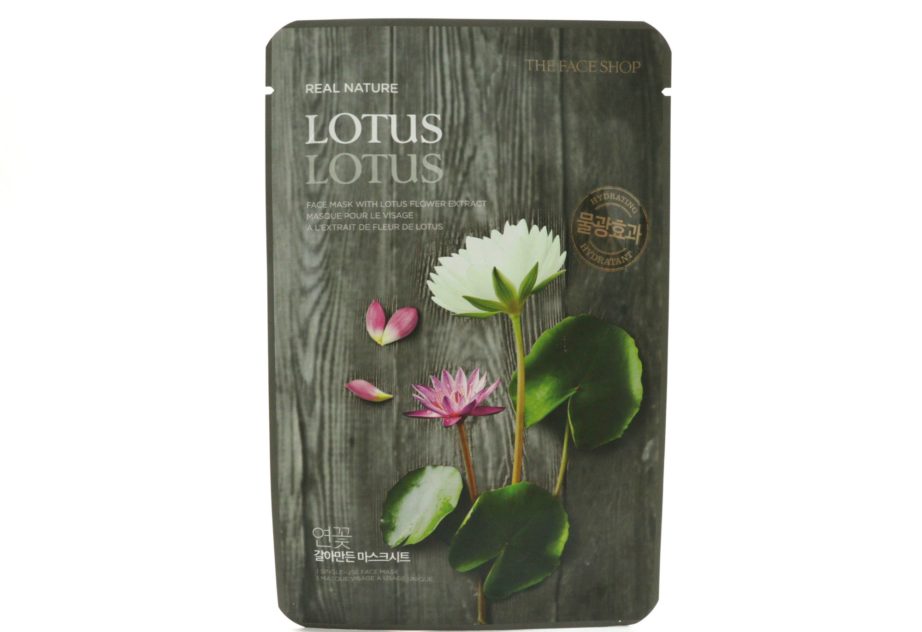 The Face Shop Real Nature Lotus Face Mask Review