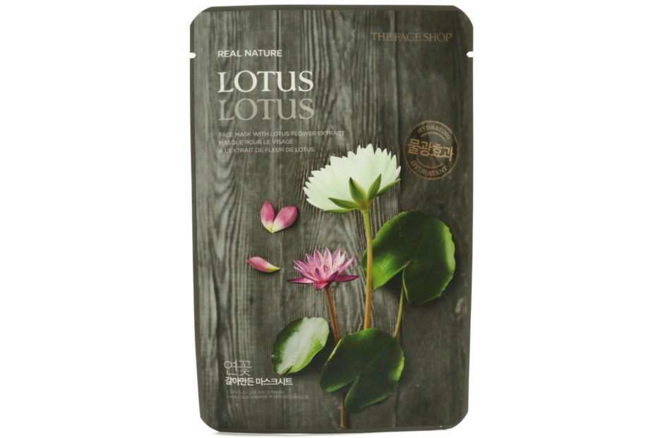 The Face Shop Real Nature Lotus Face Mask Review MBF