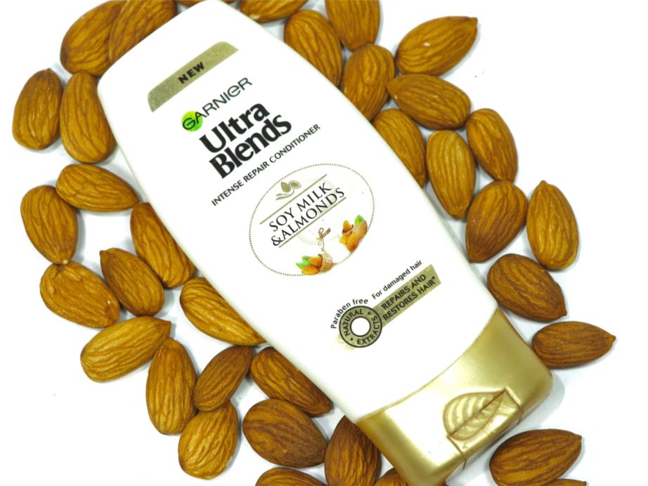 Garnier Ultra Blends Soy Milk Almonds Conditioner Review MBF Blog