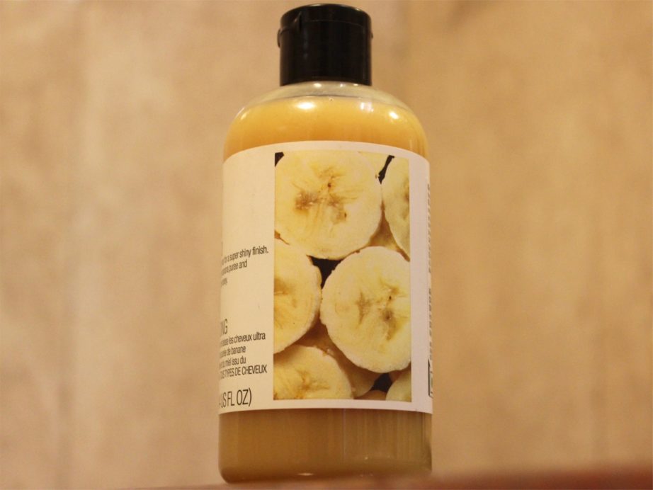 The Body Shop Banana Shampoo Review blog