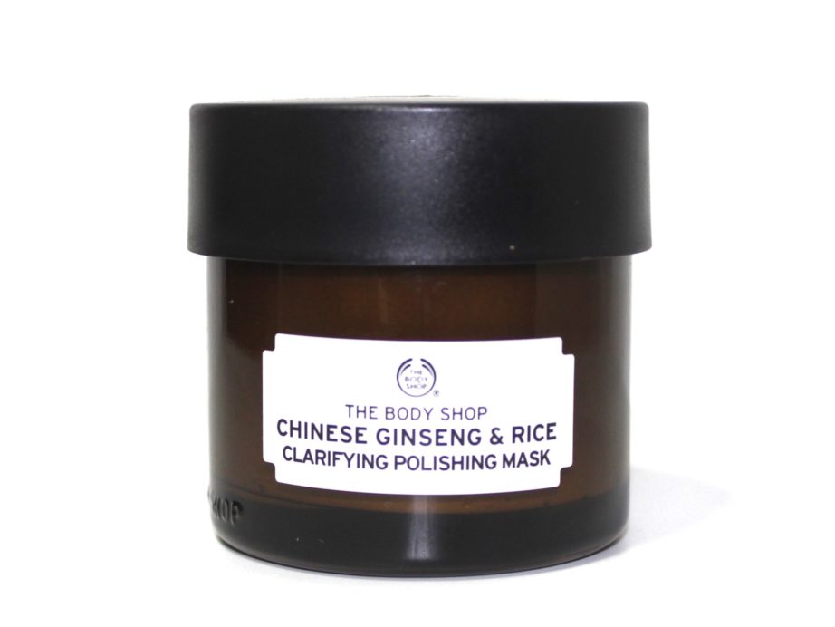The Body Shop Chinese Ginseng & Rice Clarifying Polishing Mask Review MBF