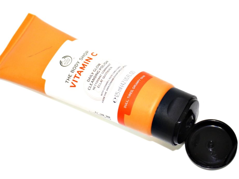 The Body Shop Vitamin C Daily Glow Cleansing Polish Review blog MBF