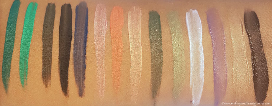 All L’Oreal Infallible Liquid Eyeshadow Paint Shades Review, Swatches Mint Detox Mistress Noir Navy Sunset Fire Army Camo Shady Violet Brown Sugar