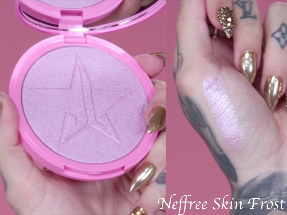 Jeffree Star Skin Frost Highlighter Neffree Review, Swatches