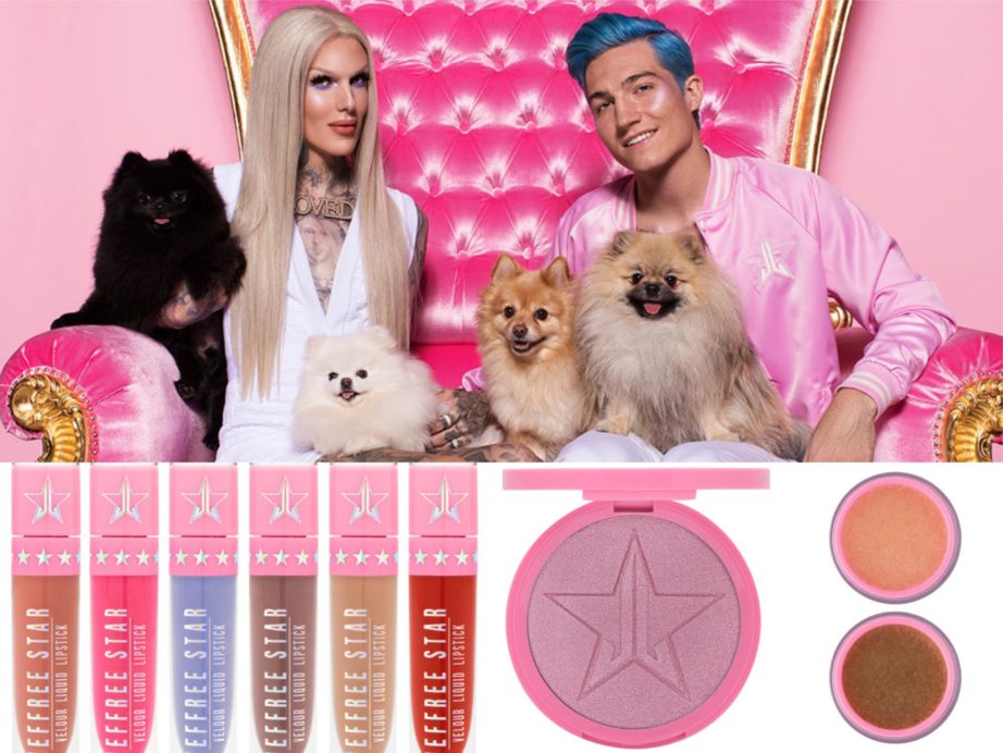 Jeffree Star 'Star Family' Collection Lipsticks, Highlighter Review, Swatches