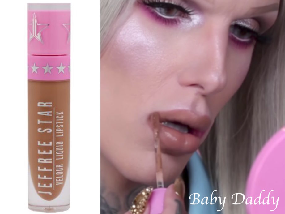 Jeffree Star Velour Liquid Lipstick Baby Daddy Review Swatches