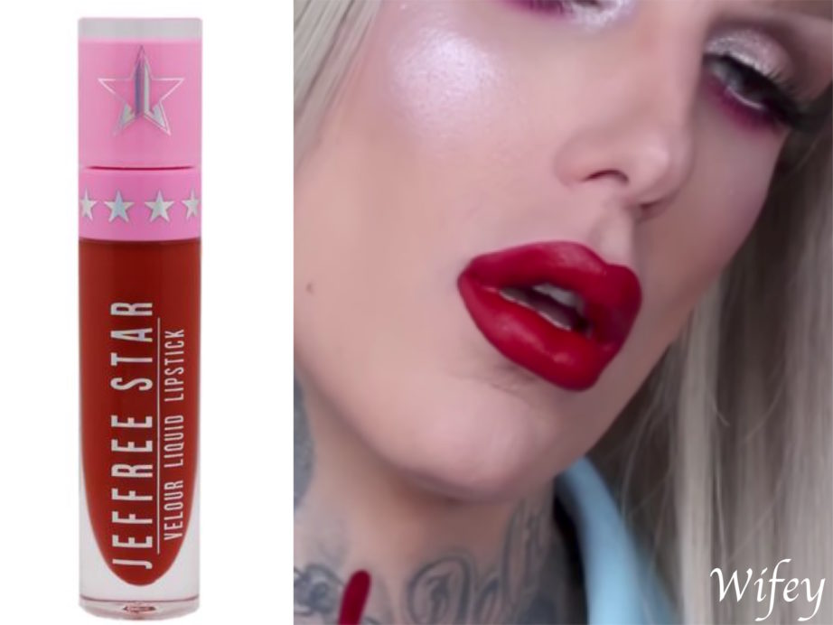 Jeffree Star Velour Liquid Lipstick Wifey Review Swatches
