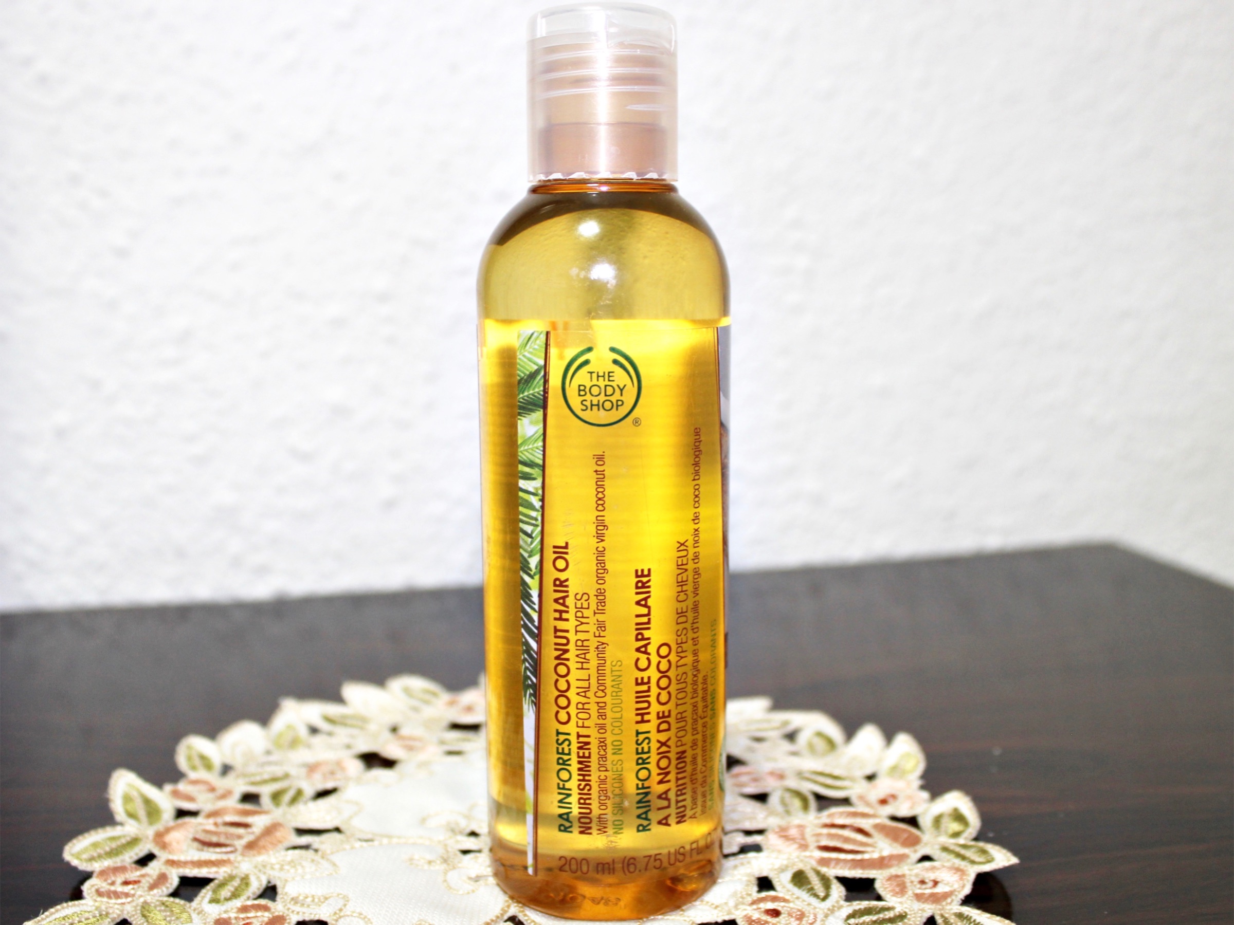 The Body Shop Rainforest Coconut Hair Oil Review Makeup And Beauty