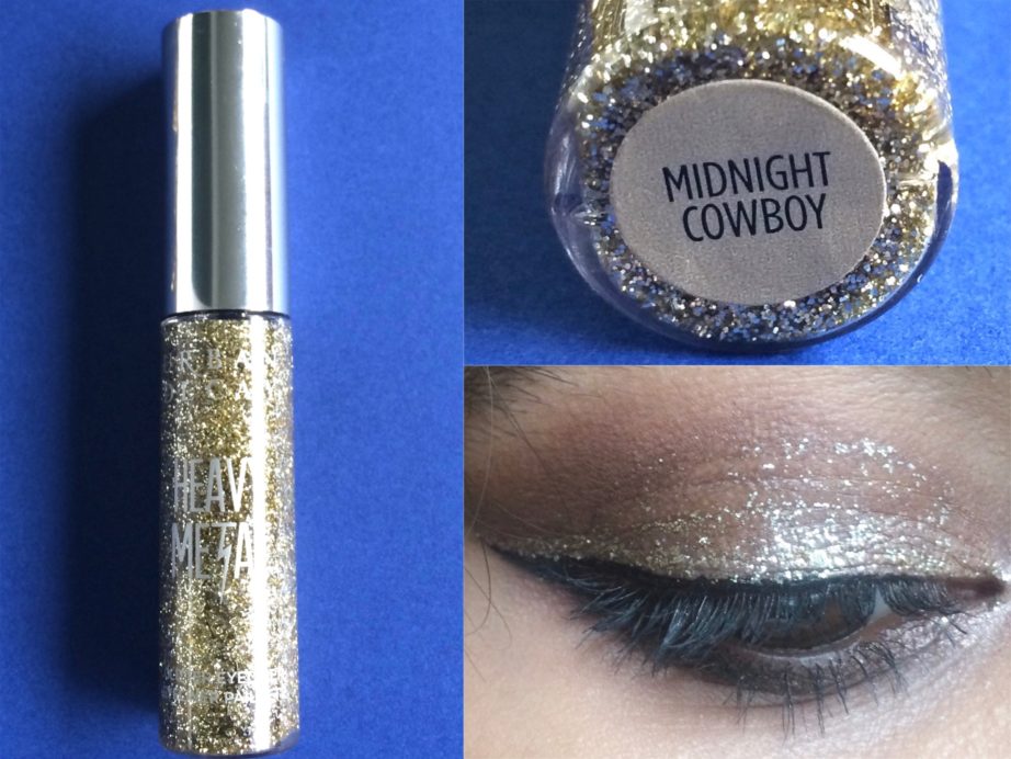 Løsne lysere marxistisk Urban Decay Heavy Metal Glitter Eyeliner Midnight Cowboy Review, Swatches