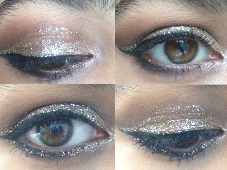Urban Decay Heavy Metal Glitter Eyeliner Midnight Cowboy Review, Swatches Eye Makeup Look MBF Blog