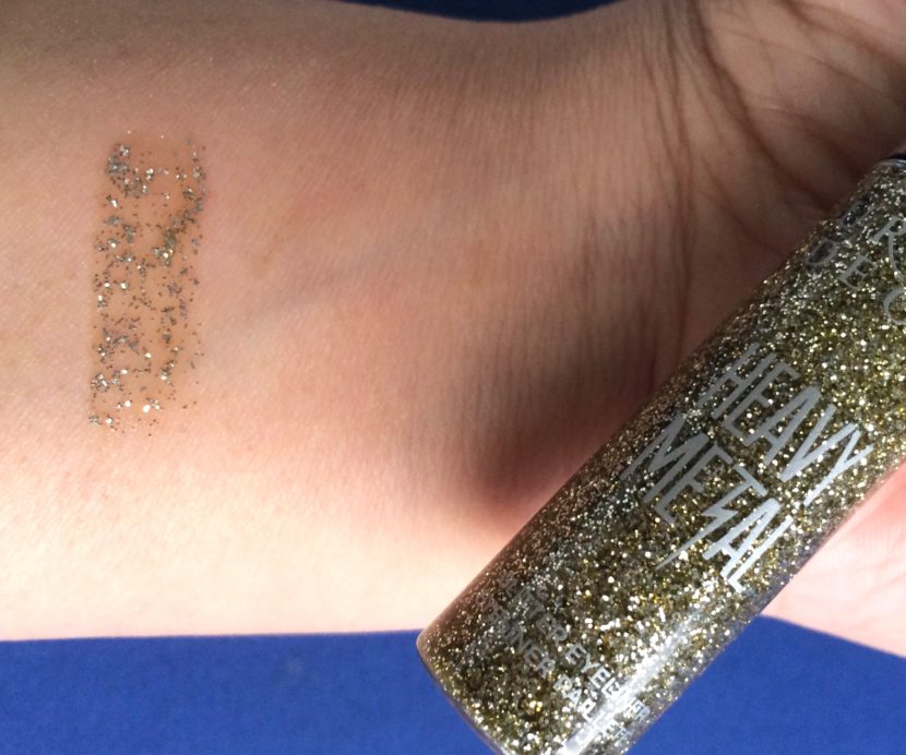 Urban Decay Heavy Metal Glitter Eyeliner Midnight Cowboy Review, Swatches MBF Blog