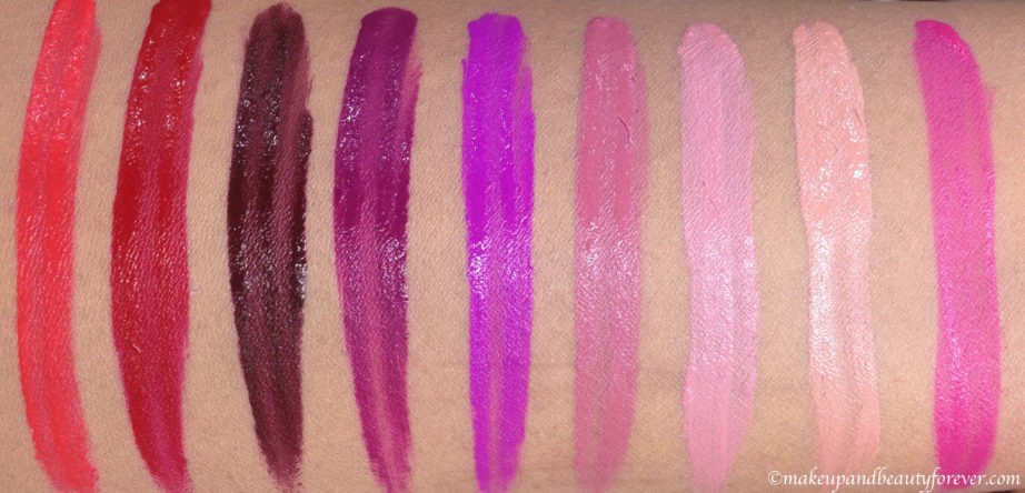 All Maybelline Superstay Matte Ink Liquid Lipsticks Shades Review, Swatches Heroine, Pioneer, Escapist, Believer, Creator, Lover, Dreamer, Loyalist, Romantic MBF