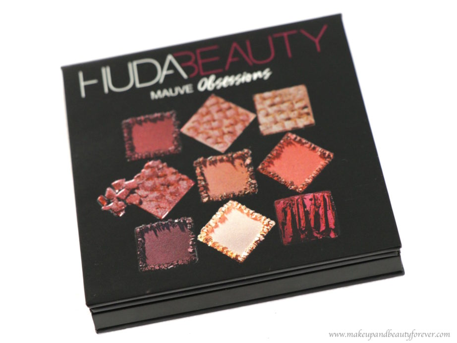 Huda Beauty Mauve Obsessions Eyeshadow Palette Review, Swatches on MBF