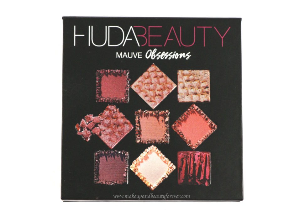Huda Beauty Mauve Obsessions Eyeshadow Palette Review on MBF Blog Swatches