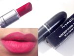 MAC All Fired Up Retro Matte Lipstick Review, Swatches