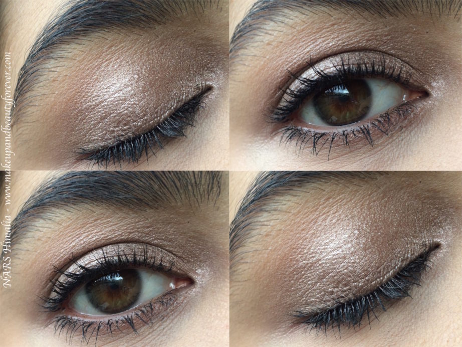 NARS Himalia Dual Intensity Eyeshadow Review, Swatches MBF Day Eye Makeup