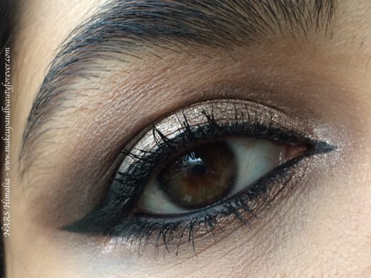 NARS Himalia Dual Intensity Eyeshadow Review, Swatches MBF Makeup Look