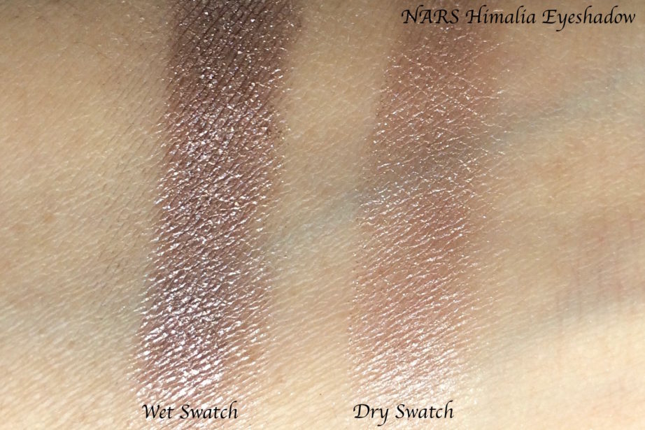 NARS Himalia Dual Intensity Eyeshadow Review, Swatches skin tone