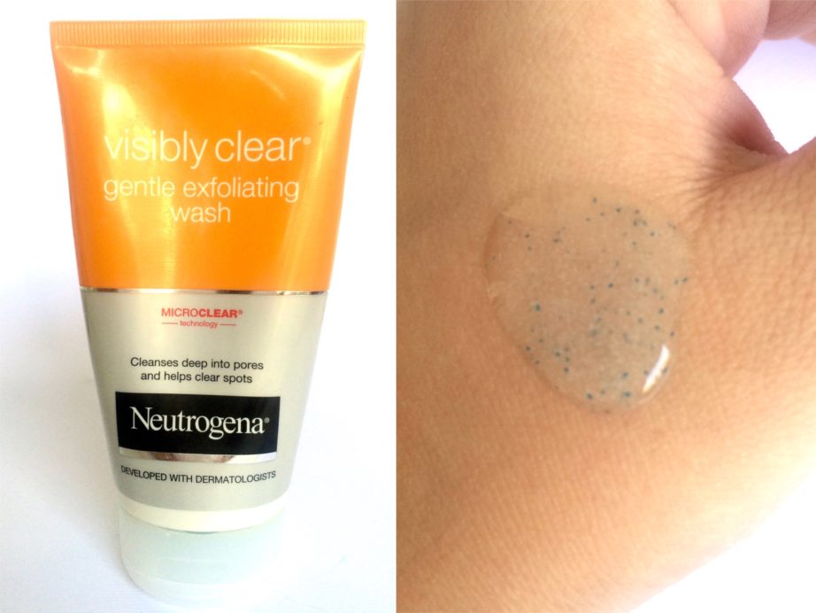 Neutrogena Visibly Clear Gentle Exfoliating Wash Review MBF Blog