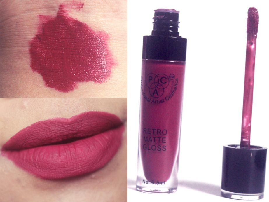 PAC Retro Matte Gloss 17 Review, Swatches blog