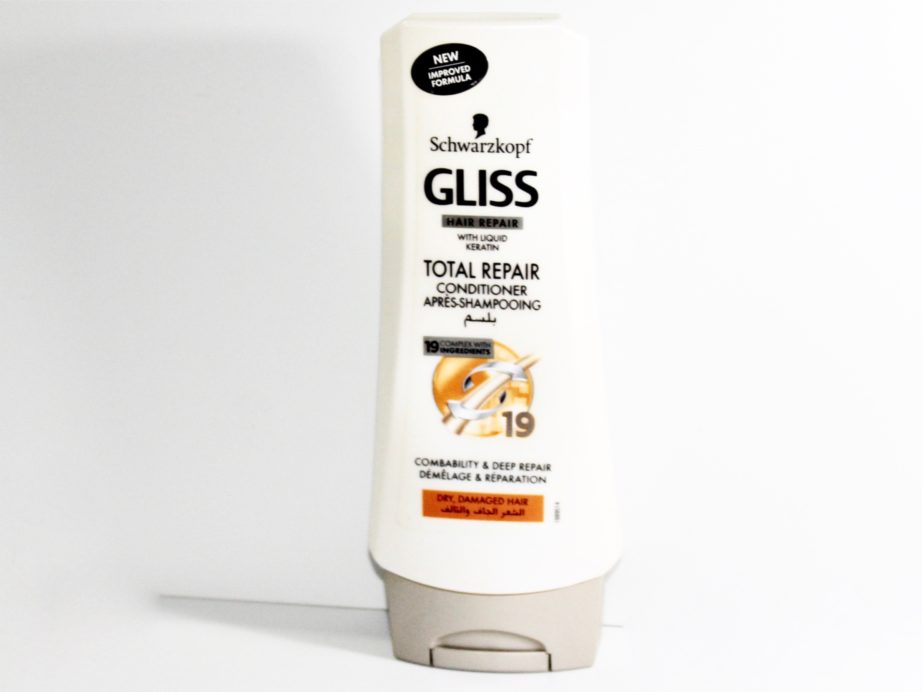 Schwarzkopf Gliss Total Repair Conditioner with Liquid Keratin Review MBF Blog