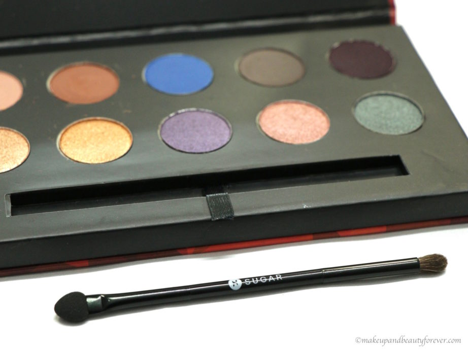 Sugar Blend The Rules Eyeshadow Palette Firework 02 Review, Swatches applicator