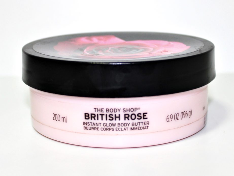 The Body Shop British Rose Instant Glow Body Butter Review info