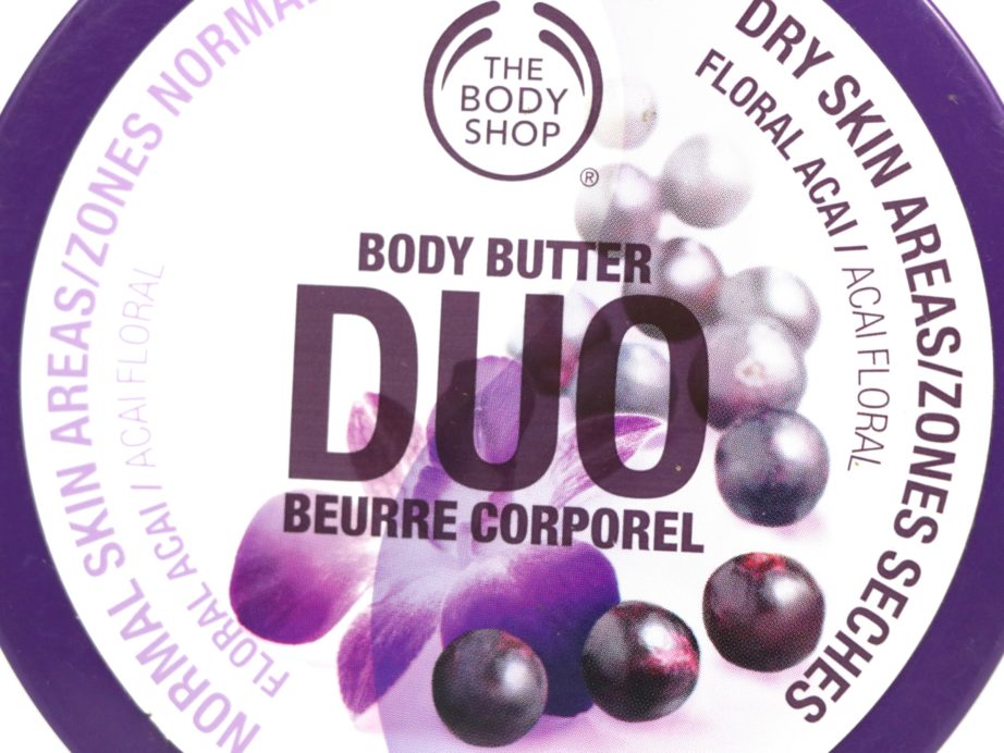 The Body Shop Floral Acai Body Butter Duo Review MBF