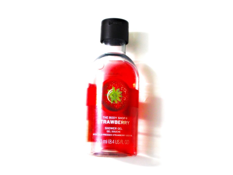The Body Shop Strawberry Shower Gel Review blog MBF