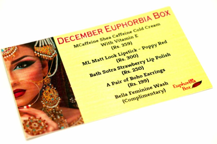 Euphorbia box - India’s Most Affordable Beauty Box details