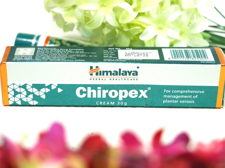 Himalaya Chiropex Cream For Plantar Xerosis Review Swatches